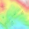 Mapa topográfico Laguna Agostini, altitud, relieve