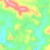 Mapa topográfico Los Barriles, altitud, relieve
