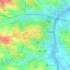 Mapa topográfico Praça Frei Baraúna, altitud, relieve