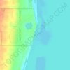 Mapa topográfico South Beach, altitud, relieve