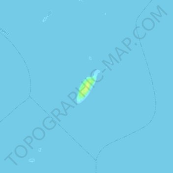 Mapa topográfico French Island, altitud, relieve