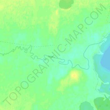 Mapa topográfico Нурья, altitud, relieve