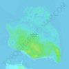 Mapa topográfico Cahayagan Island, altitud, relieve