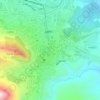 Mapa topográfico Fuente de los Botijos, altitud, relieve