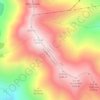 Mapa topográfico Serra del Rei, altitud, relieve