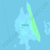 Mapa topográfico Water Cay, altitud, relieve