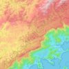 Mapa topográfico Parque Estadual da Serra do Mar - Núcleo Santa Virgínia, altitud, relieve