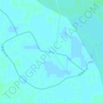 Mapa topográfico 塔里木河 Tarim تارىم دەرياسى, altitud, relieve