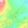 Mapa topográfico Sierra de las Chanzas, altitud, relieve