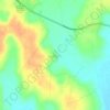 Mapa topográfico Kilómetro 25, altitud, relieve