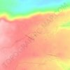 Mapa topográfico Laguna Brasil, altitud, relieve