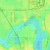 Mapa topográfico City of Tampa Waterworks Dam, altitud, relieve