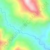 Mapa topográfico Sabaya, altitud, relieve