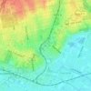 Mapa topográfico Boggy Creek Greenbelt, altitud, relieve