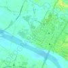Mapa topográfico Brgy. 1, altitud, relieve