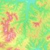 Mapa topográfico Уини, altitud, relieve
