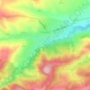 Mapa topográfico Подгорная, altitud, relieve