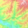 Mapa topográfico Río Ucero, altitud, relieve