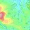 Mapa topográfico Shorney's Copse, altitud, relieve