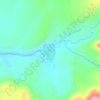 Mapa topográfico Laguna Roja, altitud, relieve