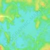 Mapa topográfico Windigo Lake, altitud, relieve