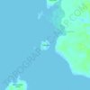 Mapa topográfico Tihik Island, altitud, relieve