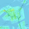 Mapa topográfico 咲洲, altitud, relieve