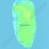 Mapa topográfico Naro Island, altitud, relieve