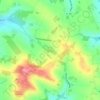 Mapa topográfico Bois-Bédat, altitud, relieve