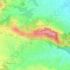 Mapa topográfico Serra Perenxisa, altitud, relieve