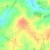 Mapa topográfico Ashby Parva, altitud, relieve