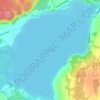 Mapa topográfico Lake Doré, altitud, relieve