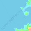 Mapa topográfico Atta Island, altitud, relieve