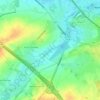 Mapa topográfico Grote Gete, altitud, relieve