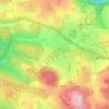 Mapa topográfico Meona, altitud, relieve