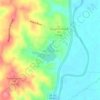 Mapa topográfico Lake Edgewood, altitud, relieve