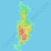 Mapa topográfico 弟島, altitud, relieve