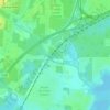 Mapa topográfico Moore Creek, altitud, relieve