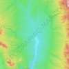 Mapa topográfico Meadow Valley Wash, altitud, relieve
