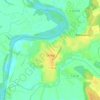 Mapa topográfico Остёр, altitud, relieve