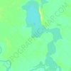 Mapa topográfico Laguna Las Barrancas, altitud, relieve