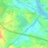 Mapa topográfico Freeman Lake, altitud, relieve