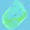Mapa topográfico Simisa Island, altitud, relieve