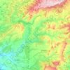 Mapa topográfico Riu de Siurana, altitud, relieve