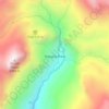 Mapa topográfico Thorung Phedi, altitud, relieve