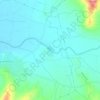 Mapa topográfico Praia Fluvial "O Moinho", altitud, relieve
