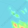 Mapa topográfico Barndoor Island, altitud, relieve