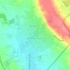Mapa topográfico Мота-дель-Куэрво, altitud, relieve