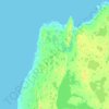 Mapa topográfico Rowley Island, altitud, relieve