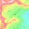 Mapa topográfico Avalanche Lake, altitud, relieve